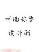 《听说你要设计我》小说封面