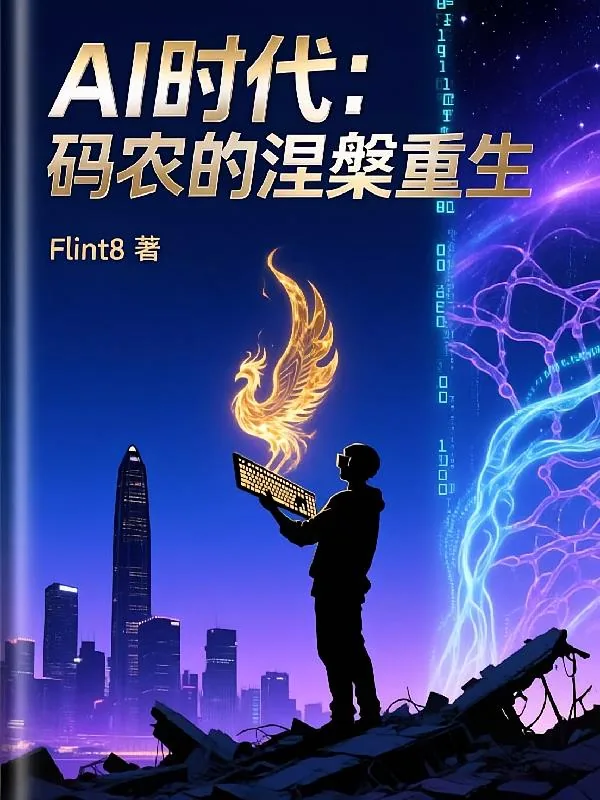 《AI时代：码农的涅盘重生》小说封面