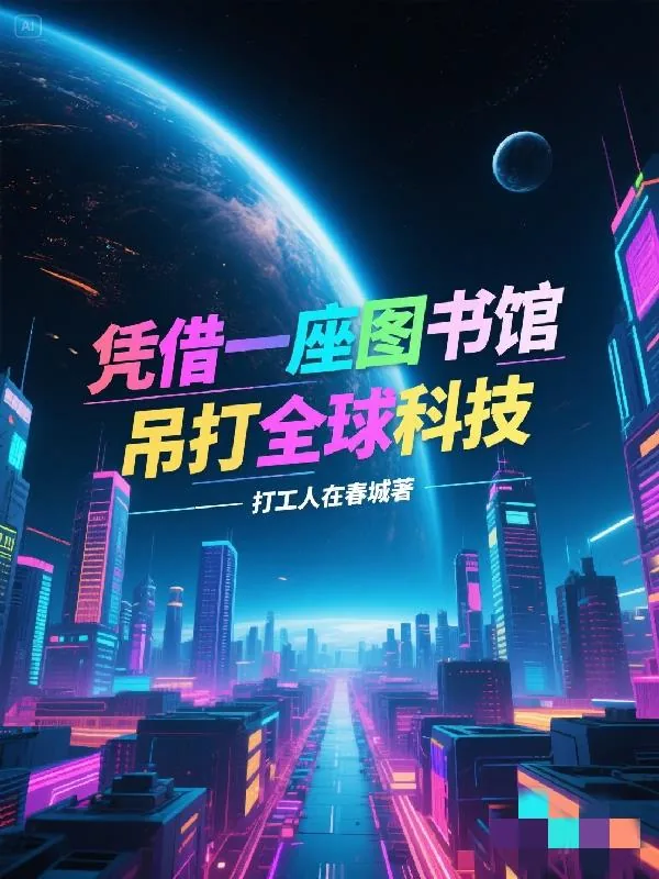 《凭借一座图书馆，吊打全球科技》小说封面