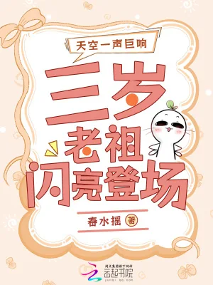 《天空一声巨响，三岁老祖闪亮登场》小说封面