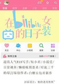 《在b站女装的日子》小说封面