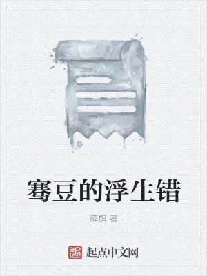《骞豆的浮生错》小说封面