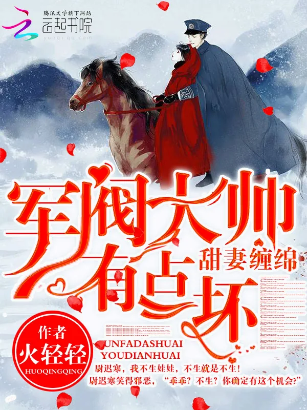 《甜妻缠绵：军阀大帅，有点坏》小说封面