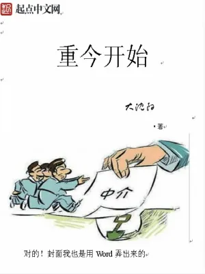 《重今开始》小说封面