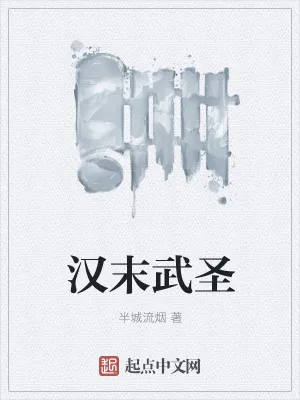 《汉末武圣》小说封面