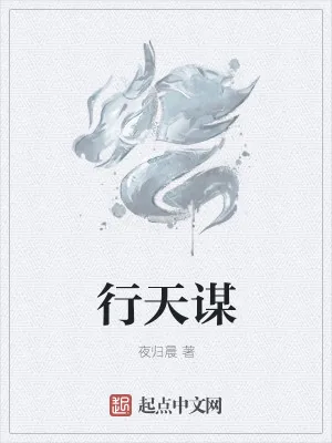 《行天谋》小说封面