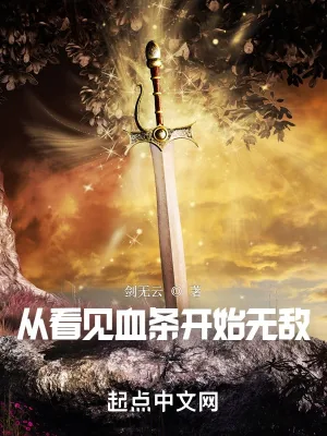 《从看见血条开始无敌》小说封面