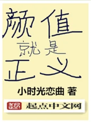 《颜值就是正义》小说封面