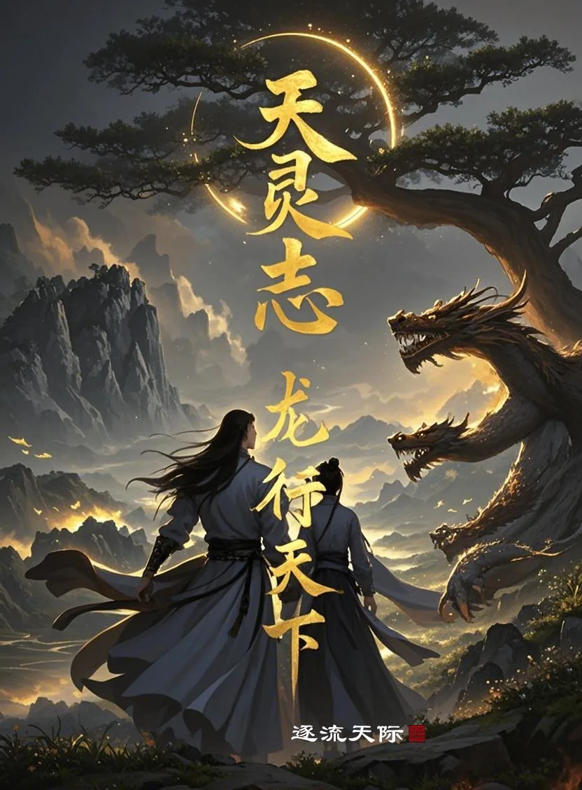 《天灵志之龙行天下》小说封面