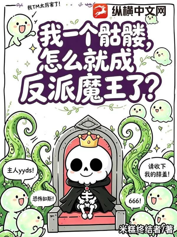 《我一个骷髅，怎么就成反派魔王了？》小说封面