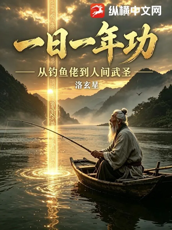 《一日一年功：从钓鱼佬到人间武圣》小说封面
