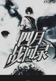 《四月战闻录》小说封面