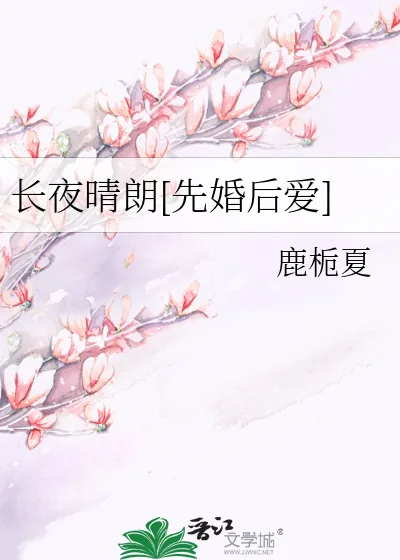 《长夜晴朗[先婚后爱]》小说封面
