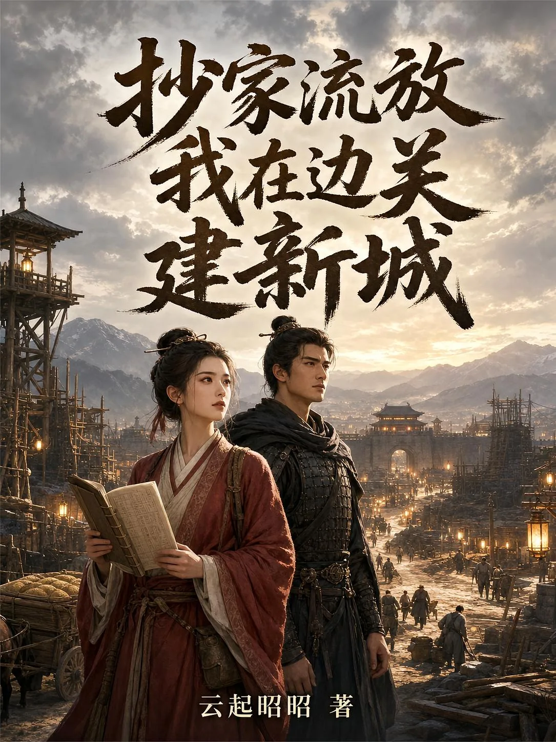 《抄家流放，我在边关建新城》小说封面