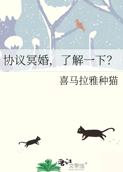 《协议冥婚,了解一下?》小说封面