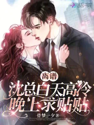 《离谱，沈总白天高冷，晚上求贴贴》小说封面