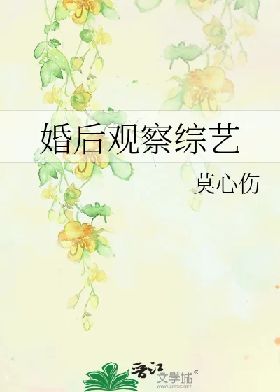 《婚后观察综艺》小说封面