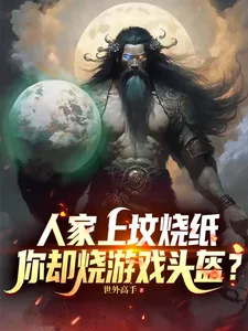 《人家上坟烧纸,你却烧游戏头盔?》小说封面