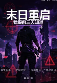 《末日重启：我提前三天知道》小说封面